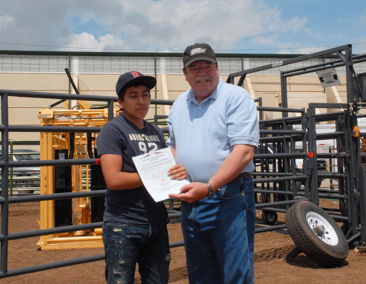 Top Winners in Commercial Cattle Grading Contest at Southern Plains Farm Show