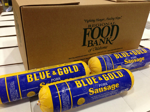 Blue And Gold Sausage 35