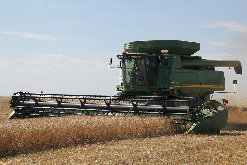Wheat Farmers Work Around Rain and Mud Over This Past Month as Wheat Harvest Winds Down