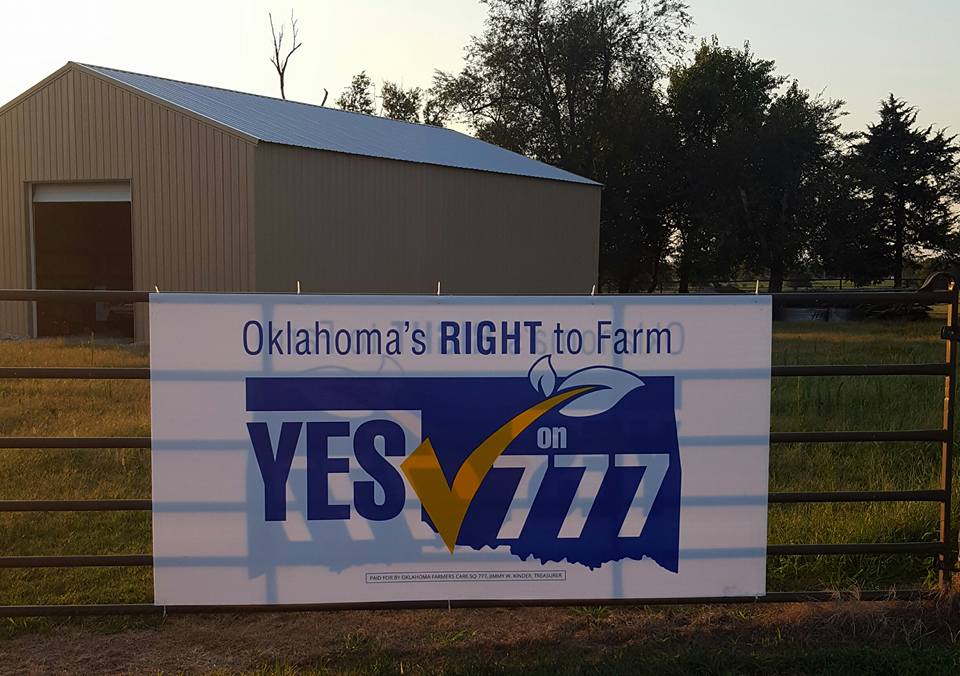 Oklahoma Supreme Court Rules State Question 777 Stays on the November Ballot