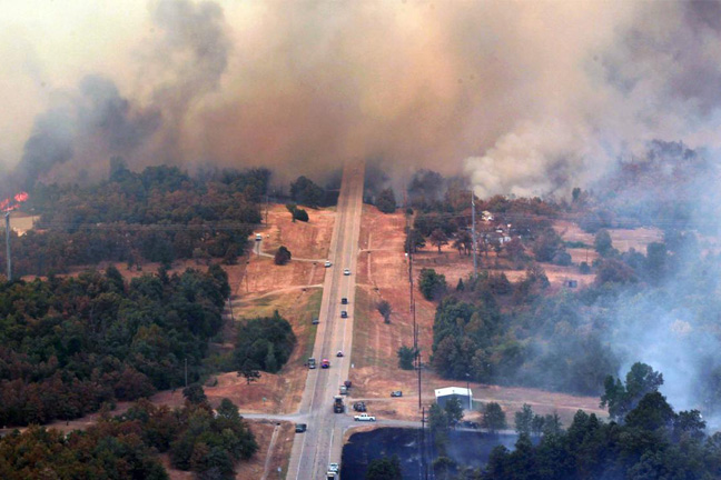 Fires Burn Out of Control Across Oklahoma with No End in Sight - 400,000 Acres in Flames & Growing