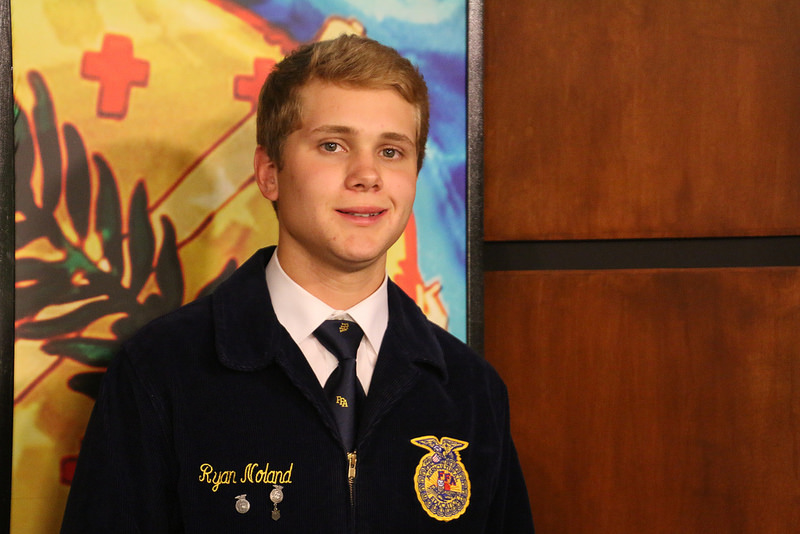 Meet Your Central District Star in Agribusiness Ryan Noland from the Springer FFA Chapter