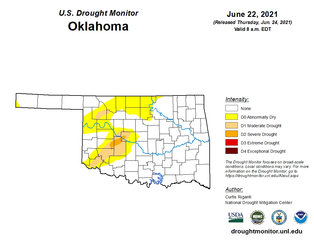 Drought Persists Across Much Of The Western U.S. While Rain From Hurricane Claudette Quenches The Midwest And South According To  The Latest U.S. Drought Monitor Update