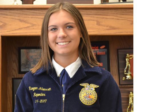 Raegan Klaassen from Hydro, Ok Named FFA 2021 American Star Finalists