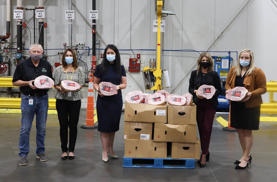 ODAFF, Oklahoma Pork Council and Wheeler's Meat Market Partner for Hunger Action Month Ham Donation