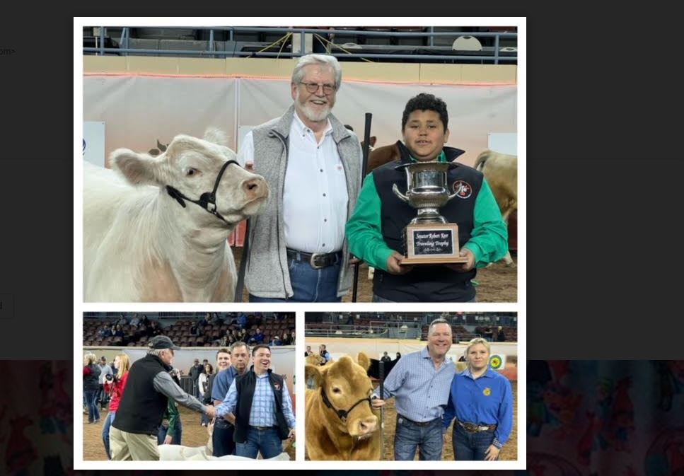 Senator Roger Thompson Wins Grand Champion Showman at Legislative Showmanship Contest