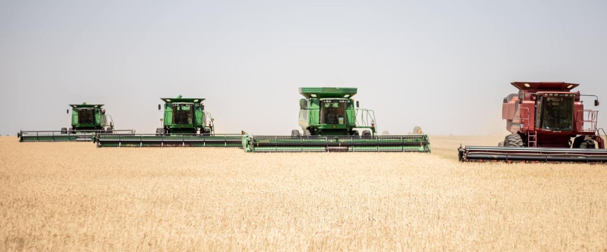 As Weather stays Hot and Dry Oklahoma Wheat Harvest now 75% Completed 