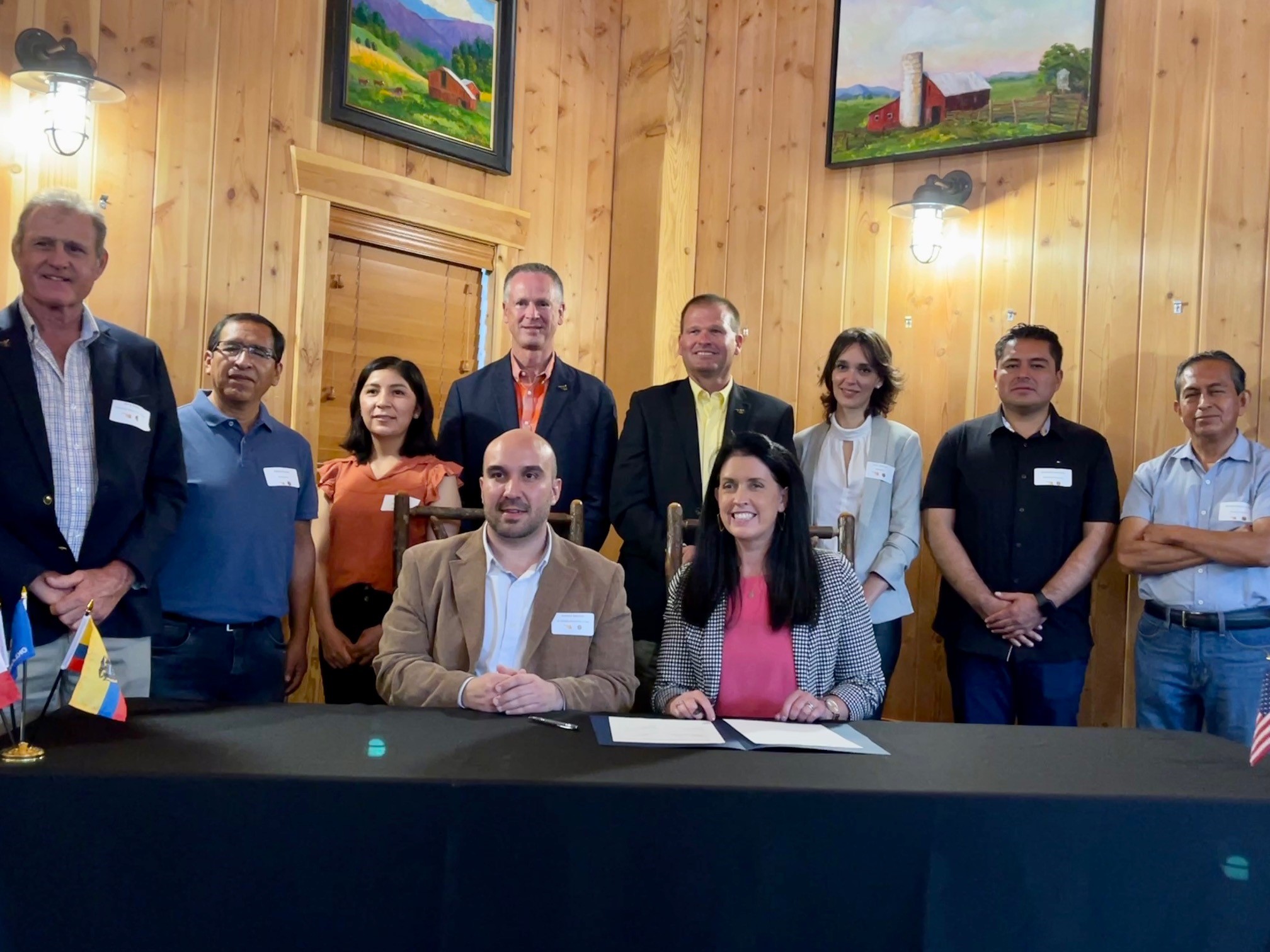 Wheat Trade Team from Ecuador and Peru Tour Oklahoma Wheat Country