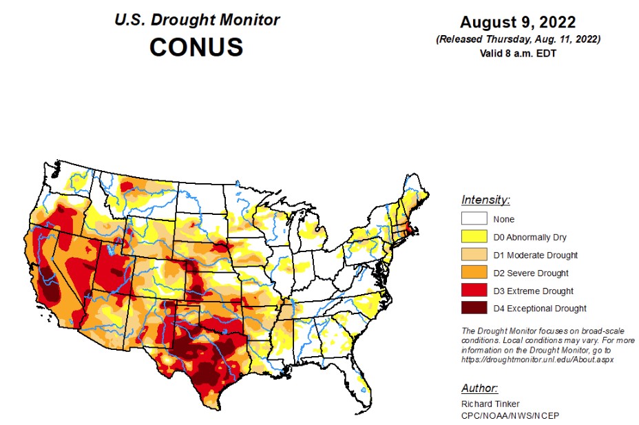 After Last Week's Improvements, Oklahoma Drought Conditions Decline Again