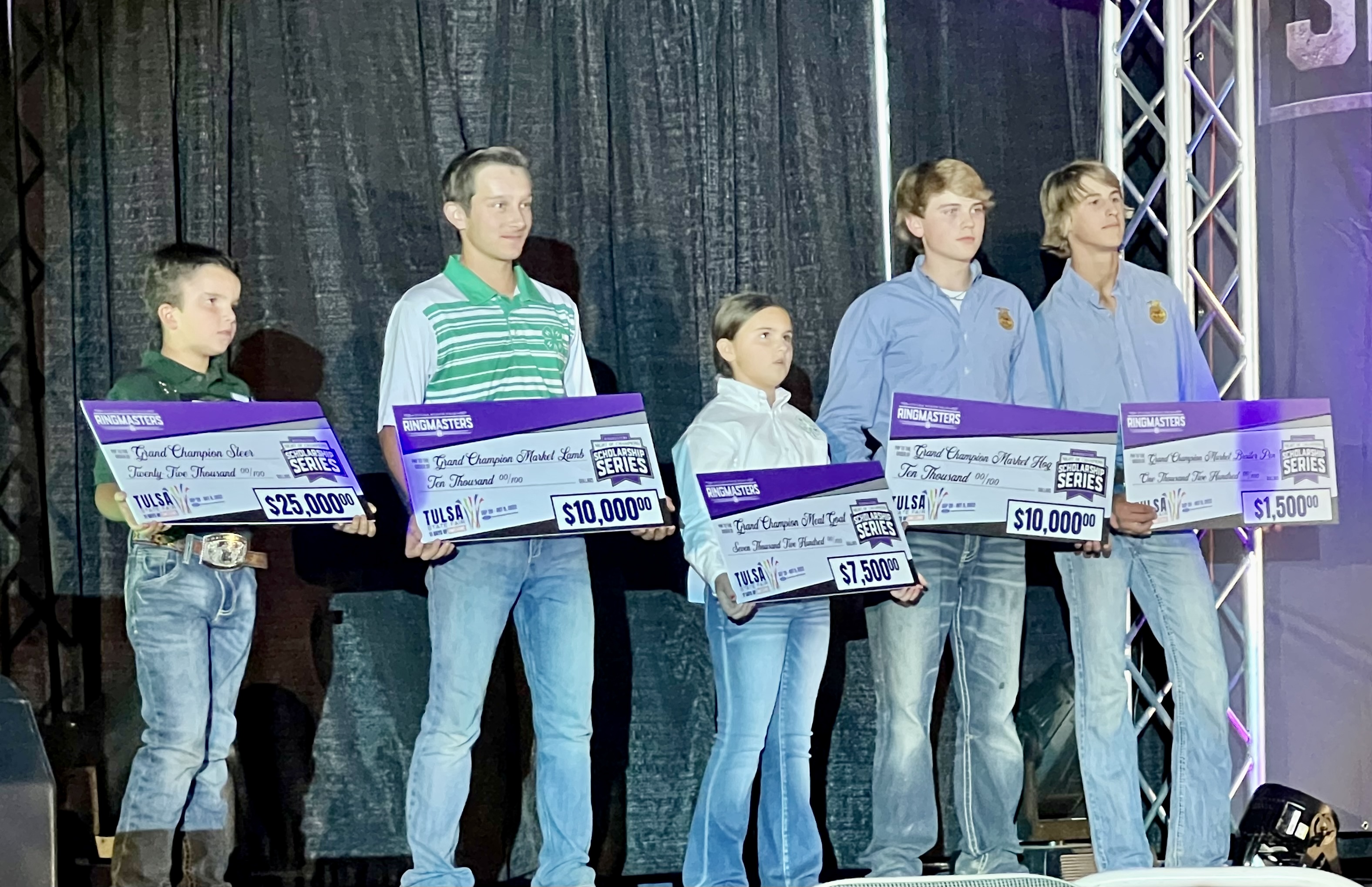 Top Winners of the 2022 Tulsa State Fair Market Animal Show Awarded Over $400,000 