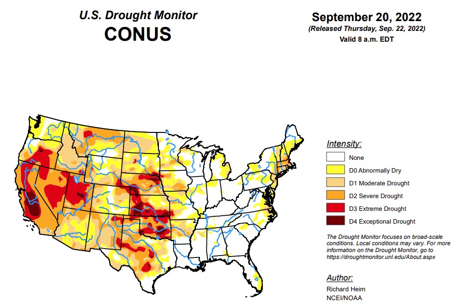 Exceptional Drought Jumps 10 Percentage Points in Oklahoma Since Last Week