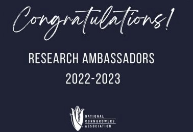 Eight Selected for NCGA's Research Ambassador Program