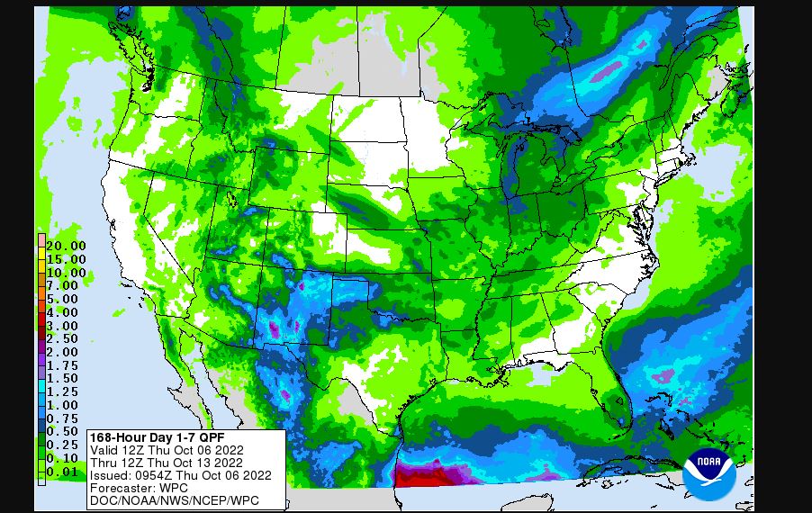 Best Chance for Rain Shows up in Western Oklahoma and Panhandle Over the Next Week 