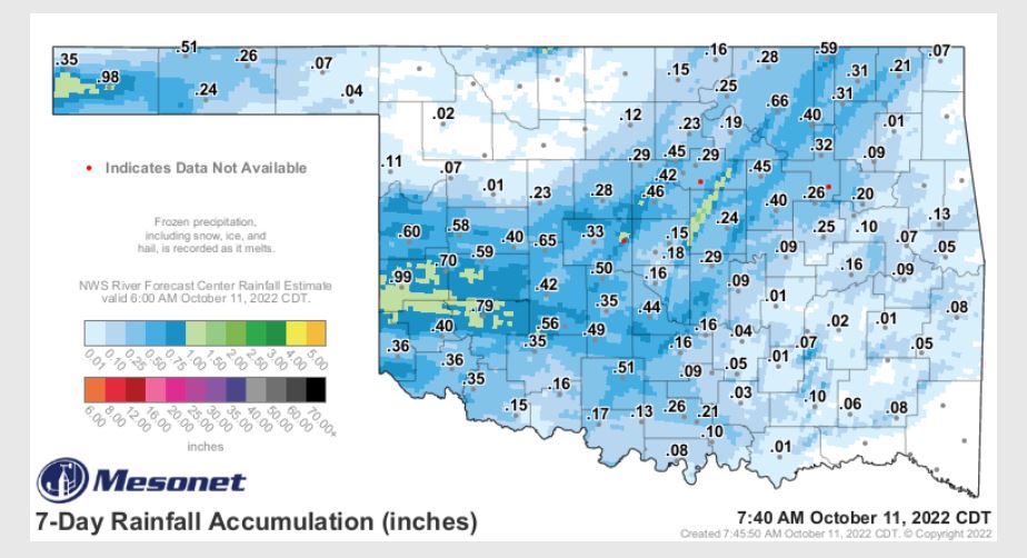 Chances of Rain throughout the State, but no Drought-Busting Rain in Sight 