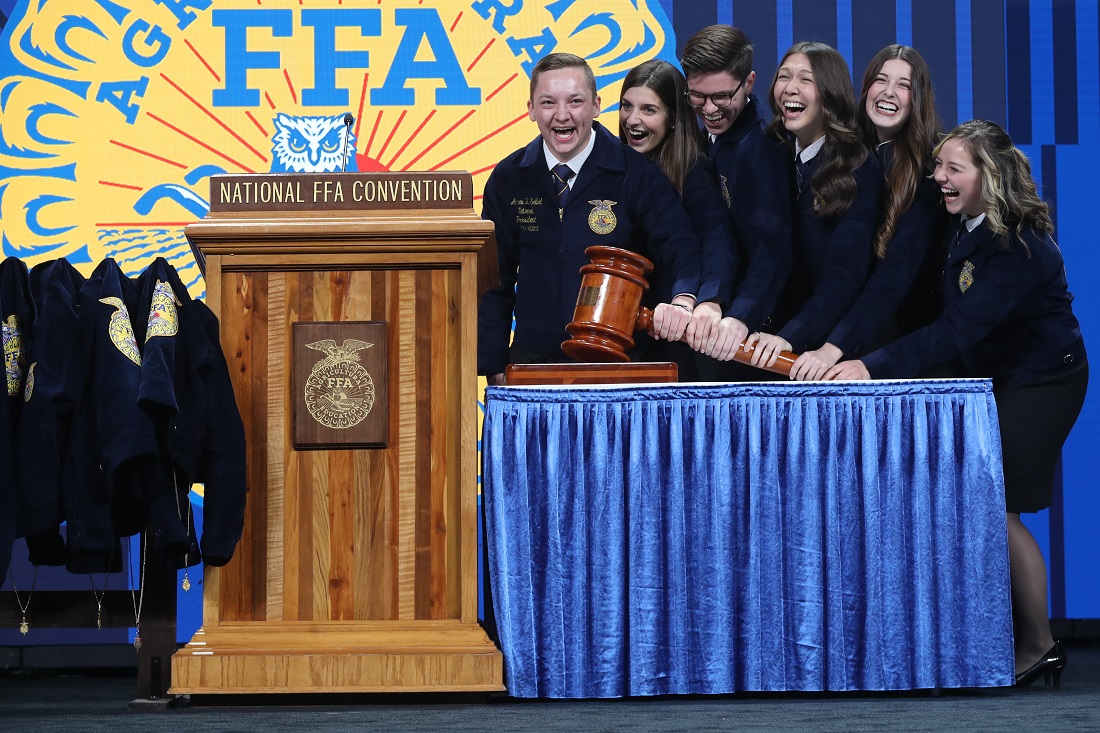 Your Central Region Vice President of the National FFA- Karstyn Cantrell of the Skiatook FFA Chapter