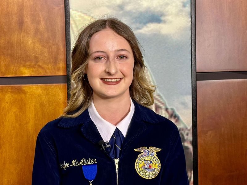 Introducing Kaylee McAlister of the Stillwater FFA Chapter, Your 2024 Central Area Star in Agriscience