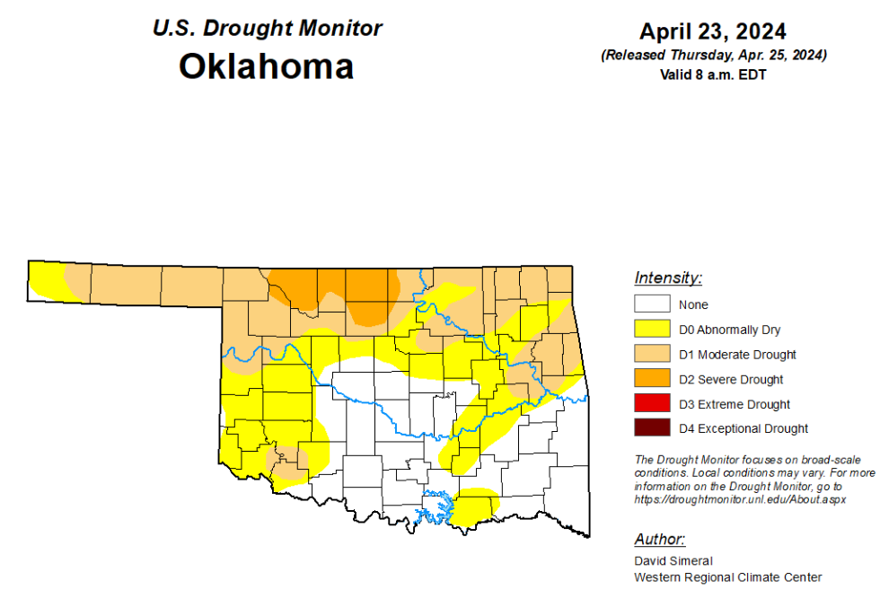 Drought Conditions Worsen Again This Week in Oklahoma