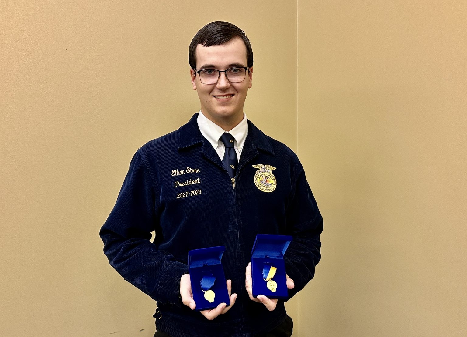 Ethan Stone of Chandler FFA Named National Proficiency Champion in