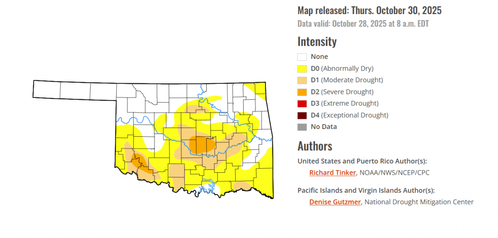 Some Severe Drought Subsides In This Weeks Drought Monitor