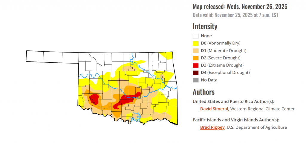 drought monitor oklahoma