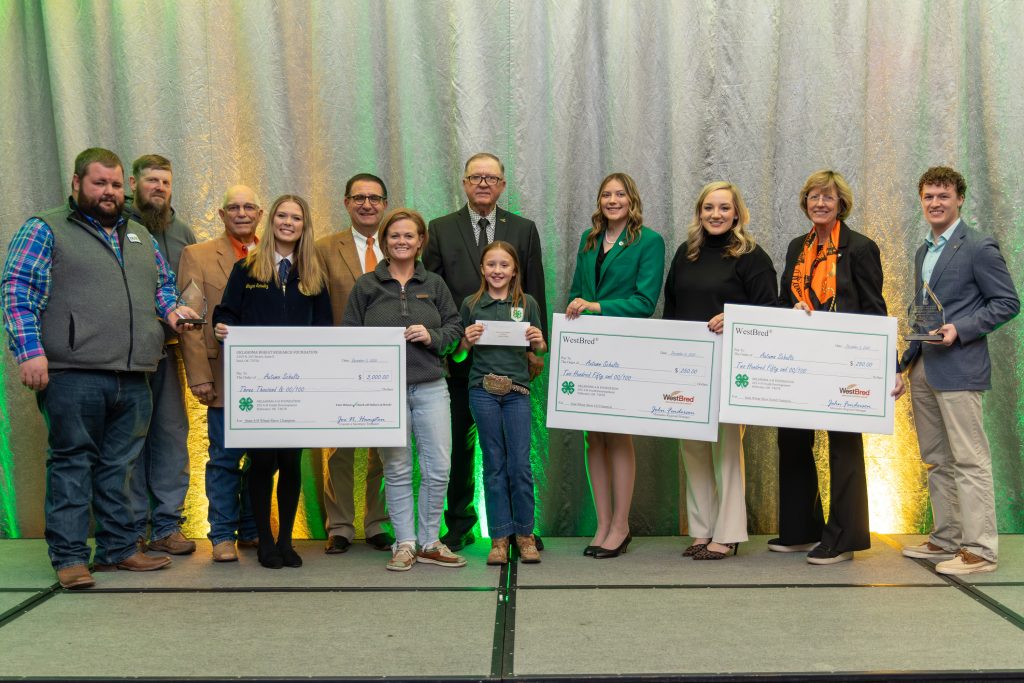 Autumn Schultz of Okeene 4-H Named Grand Champion at 2025 Oklahoma Junior Wheat Show—Her Sister, Jayce Schultz, named FFA Champion
