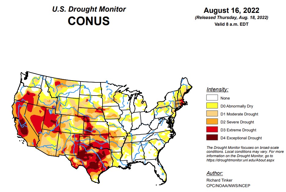Chances of Precipitation Next Week as Oklahoma Drought Conditions Persist