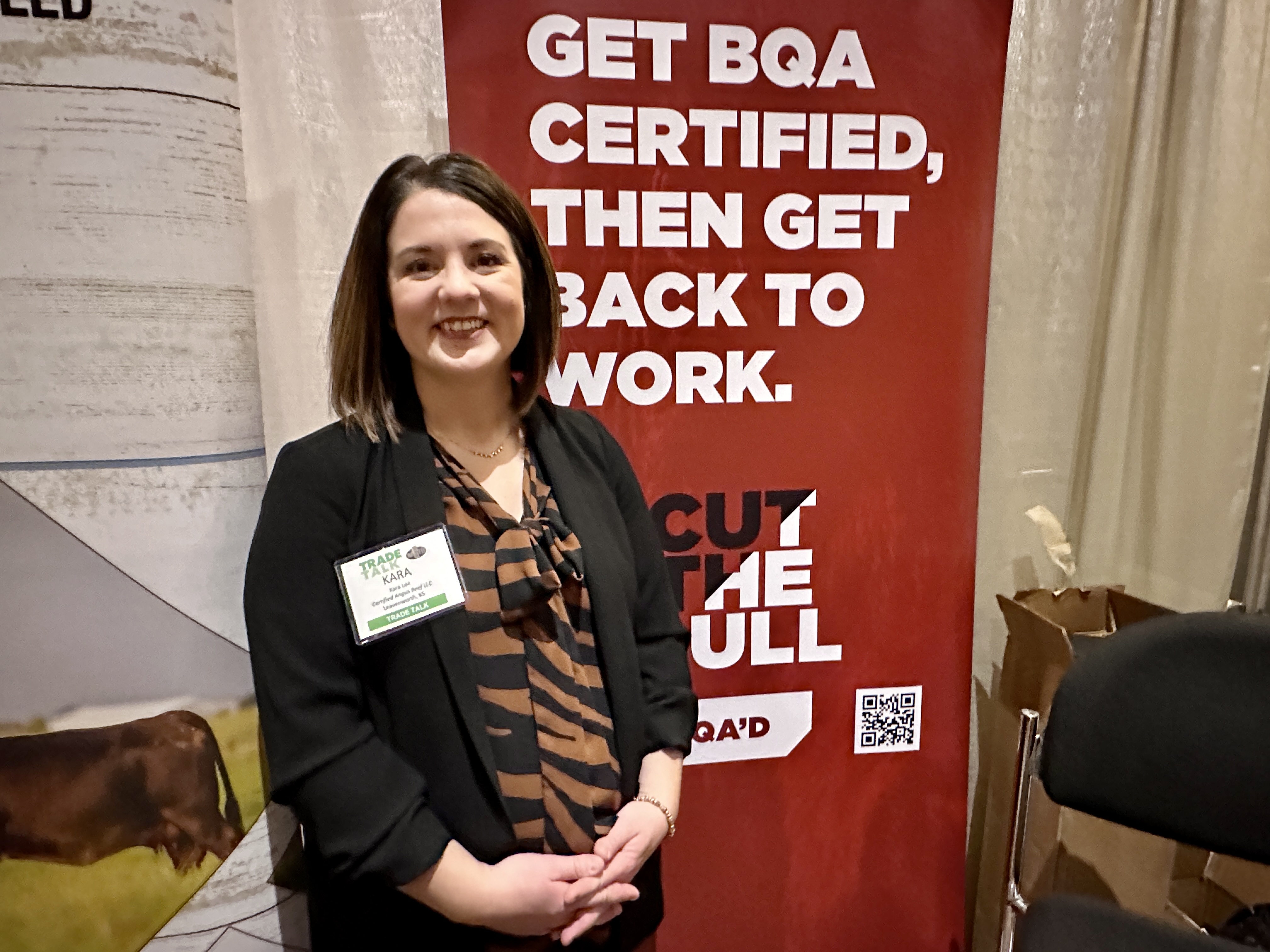 Kara Lee with Certified Angus Beef Tells Cattlemen 'Cut the Bull'