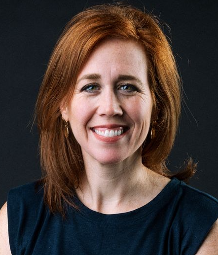 Donelle Harder looking at camera 