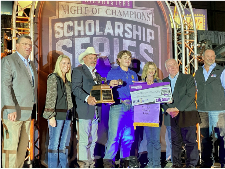 Tulsa night of champions winners on stage