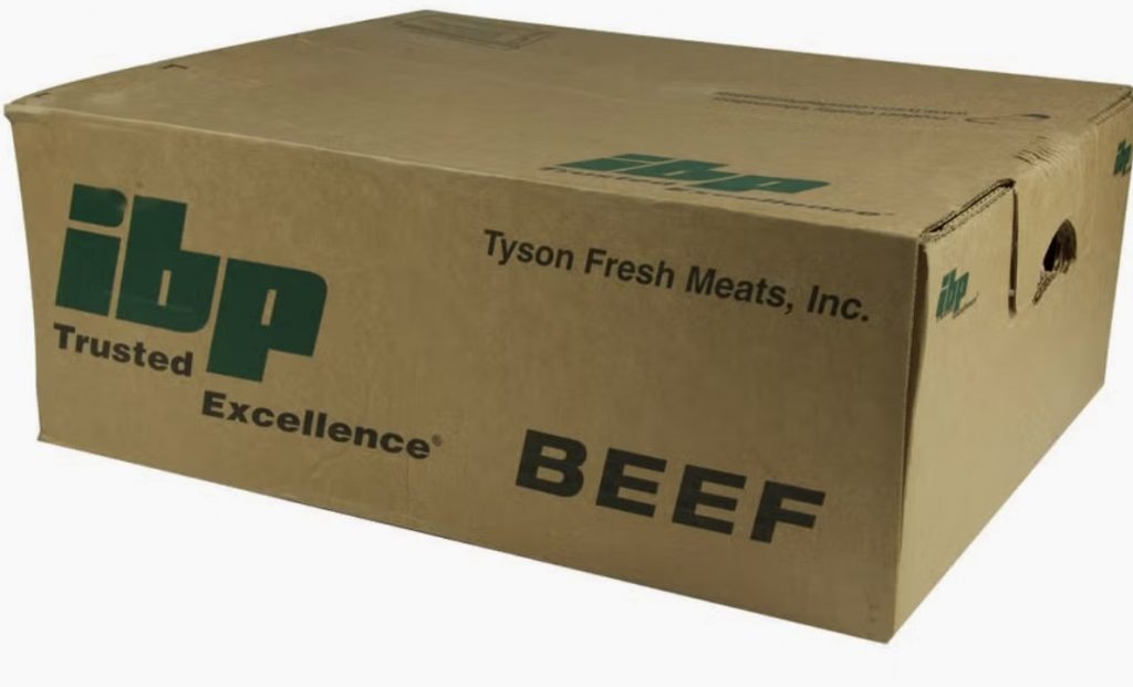 IBP Tyson Boxed Beef