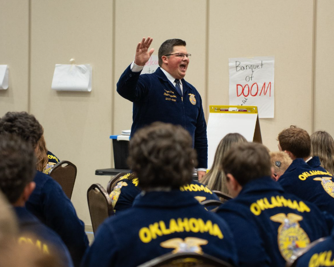 FFA president Cooper Kline 
