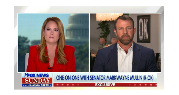 Markwayne Mullin on Fox News 