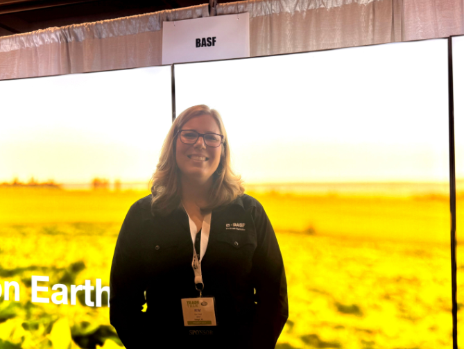 Kim Tutor with BASF at NAFB