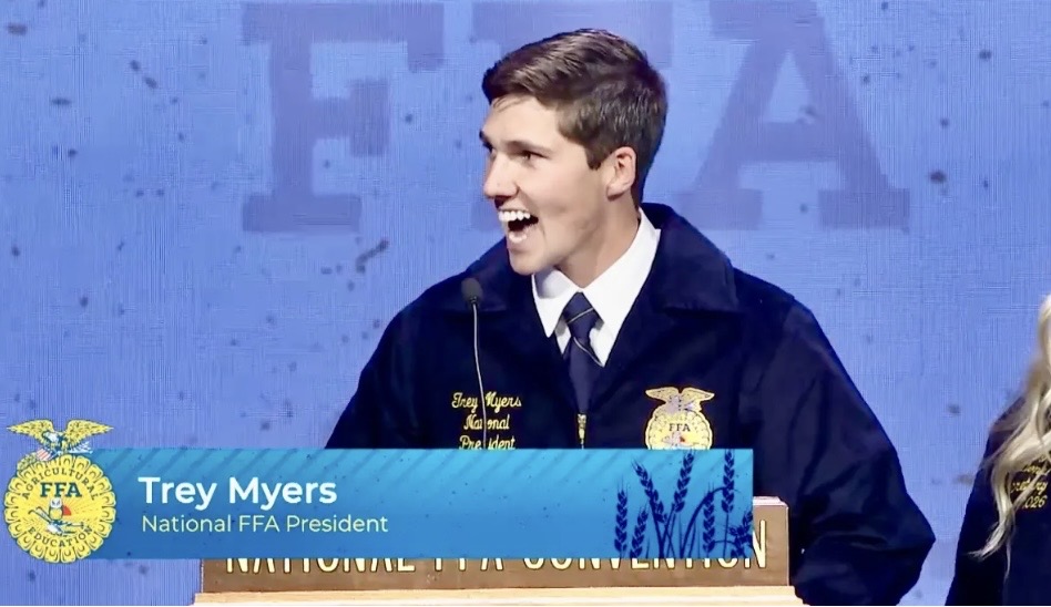 National FFA President Trey Myers