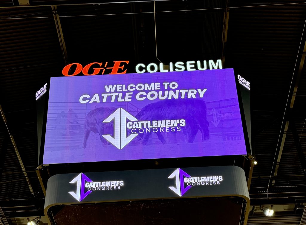 OG&E Coliseum- Welcome to Cattle Coun try