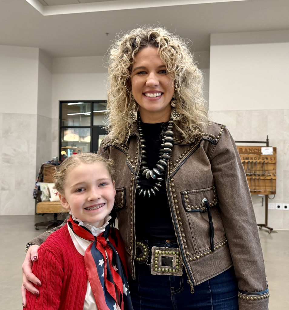 Mila Perez and Mom Lauren of Canyon, Texas