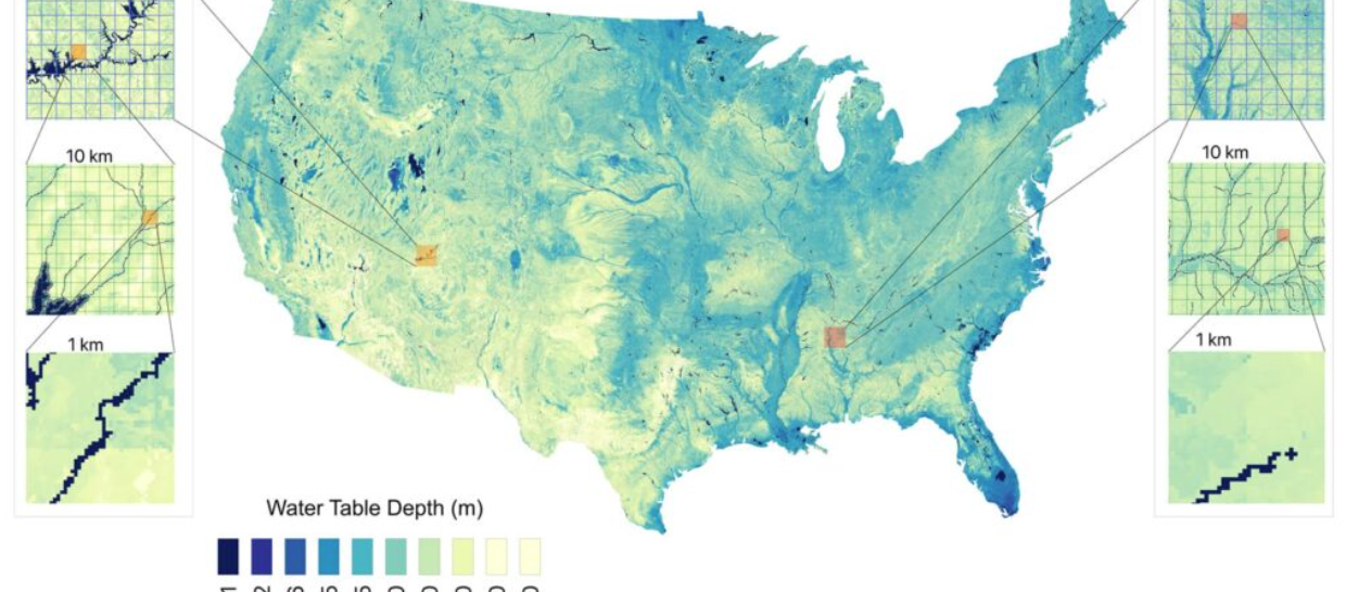 Detailed map reveals groundwater levels across the U.S. - AI 4 Civil