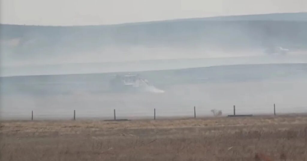 Wildfire in the Sandhills of Nebraska