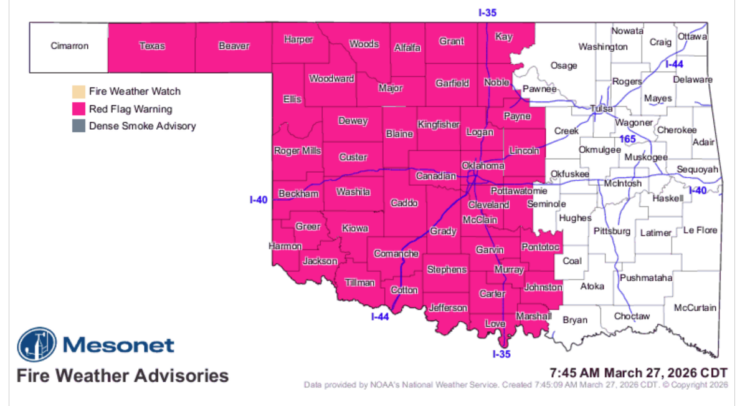 Red Flag Warnings and High Winds Create Treacherous Fire Conditions ...