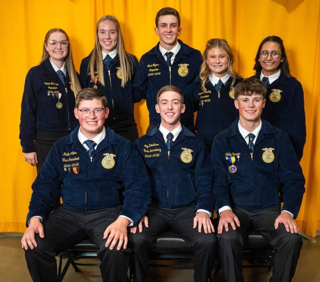 Coy Davidson with Elgin FFA to lead Oklahoma FFA for 2026-2027