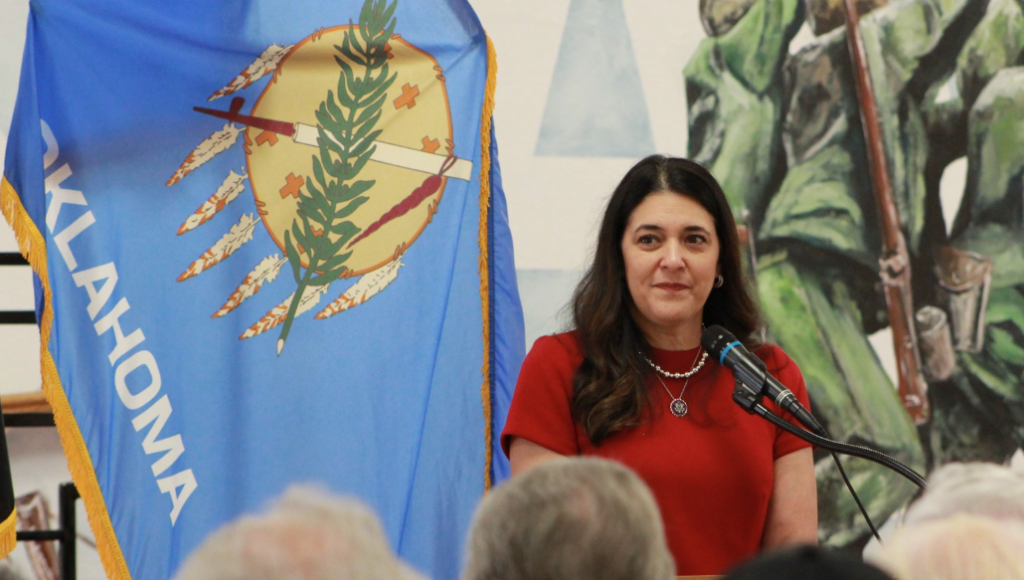 stephanie bice oklahoma flag
