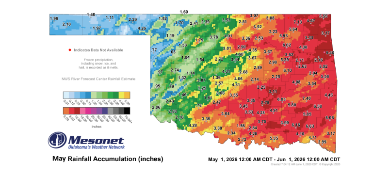 Oklahoma Weather Miracle: June Rainfall Recharges Soil Moisture After Dry May