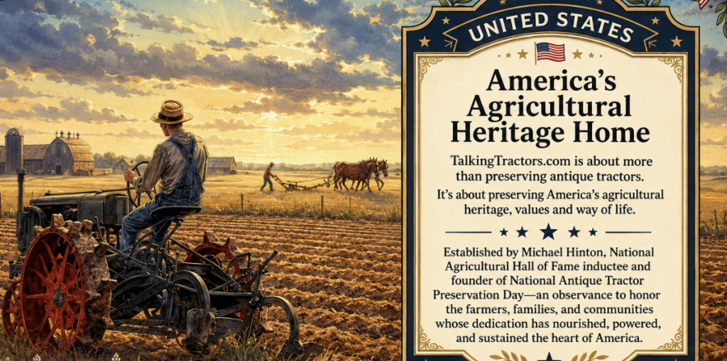 Preserving Agricultural Heritage: Michael Hinton Champions Antique Tractor Preservation Day Across the Nation
