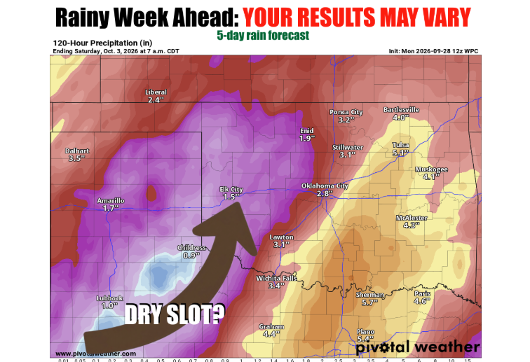 Oklahoma Agricultural Producers Eye Rain Potential and Severe Weather Threat as Cold Front Approaches