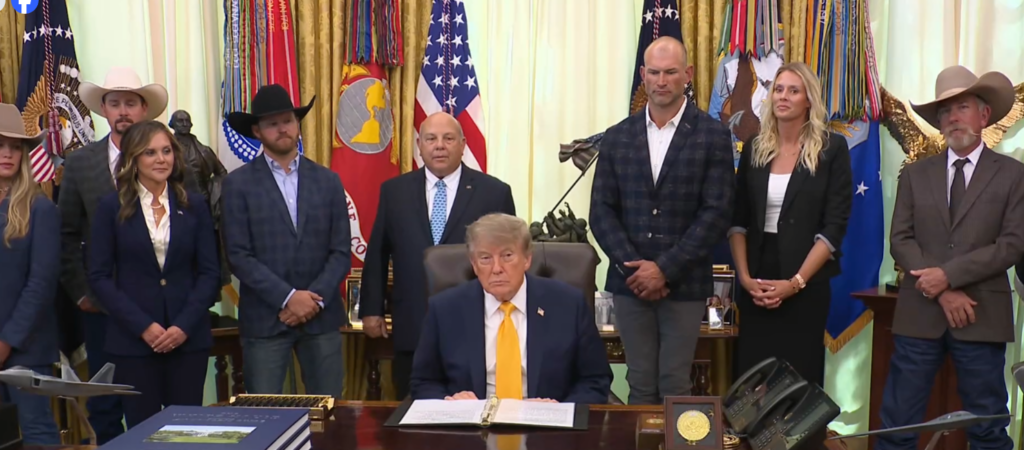 President Trump Signs Executive Orders, Cementing Status As Most Pro-Rancher Administration in History