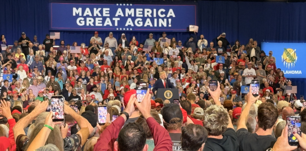 trump in oklahoma